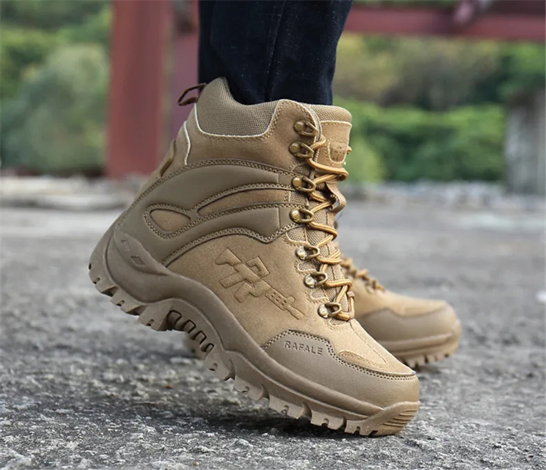 Outdoor Hiking Boots Non-slip Tactical Desert Combat Boots-