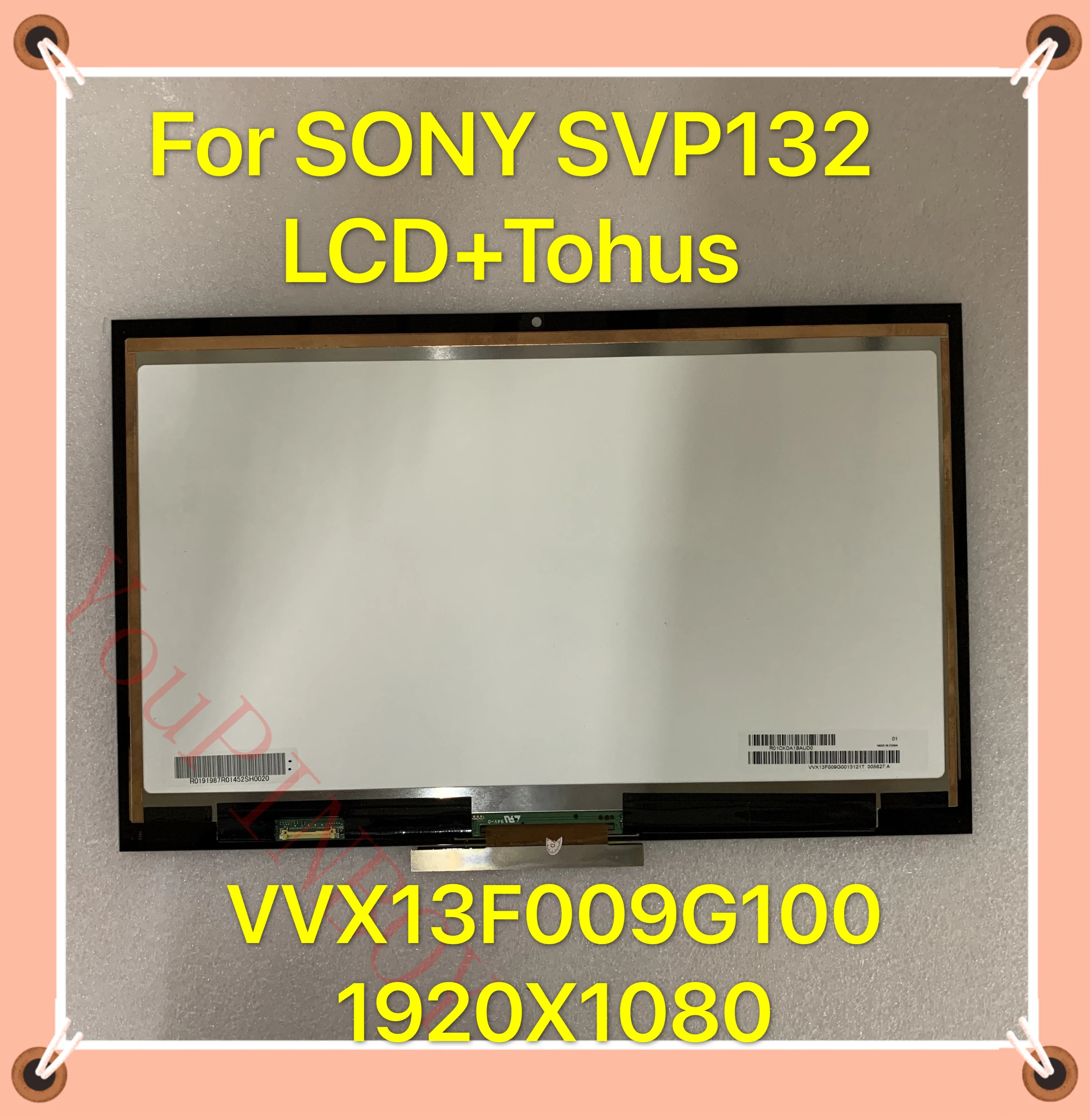 Оригинальный 13 ”дисплей для SONY VAIO PRO PRO13 SVP13 SVP132 SVP132A SVP1321 LCD сенсорный экран