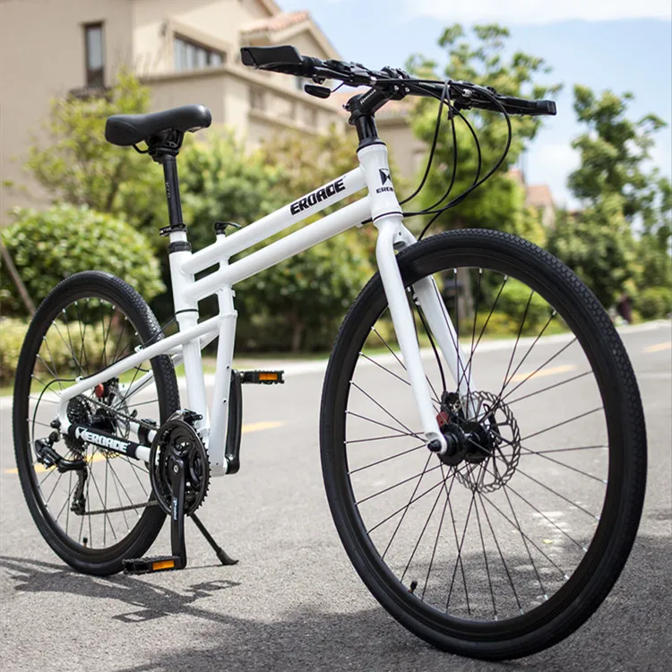 Excellent New Brand Folding Bike Aluminum Alloy Frame 26 inch Wheel 24/27 Speed Dual Disc Brake Road Bicycle Bicicleta 4