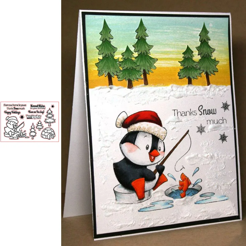 Прозрачный силиконовый штамп/печать для скрапбукинга/фотоальбома сделай сам с