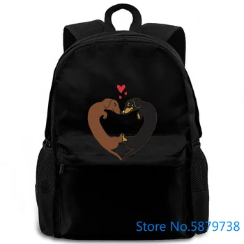 

Dachshund Heart - Valentine's Day Female Kawaii Kawaii Punk women men backpack laptop travel school adult student