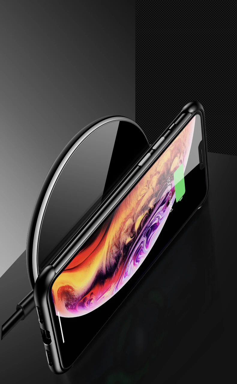 Полное покрытие металлический чехол из закаленного стекла для телефона для iPhone 6S 7 8 Plus X XS 11 Pro Чехол для MAX XR Push-pull защитный чехол Coque Capa