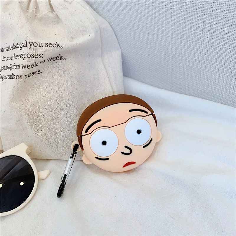 Чехол для AirPods Pro Silixone, беспроводные Bluetooth наушники, чехол для Apple Airpot pro rik and marti/rick and marty/rick and marti