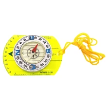 Открытый простой в использовании с ремешком точный путешествия линейка портативный подарок туристическое направление Велоспорт транспортир Кемпинг Ретрорефлектор