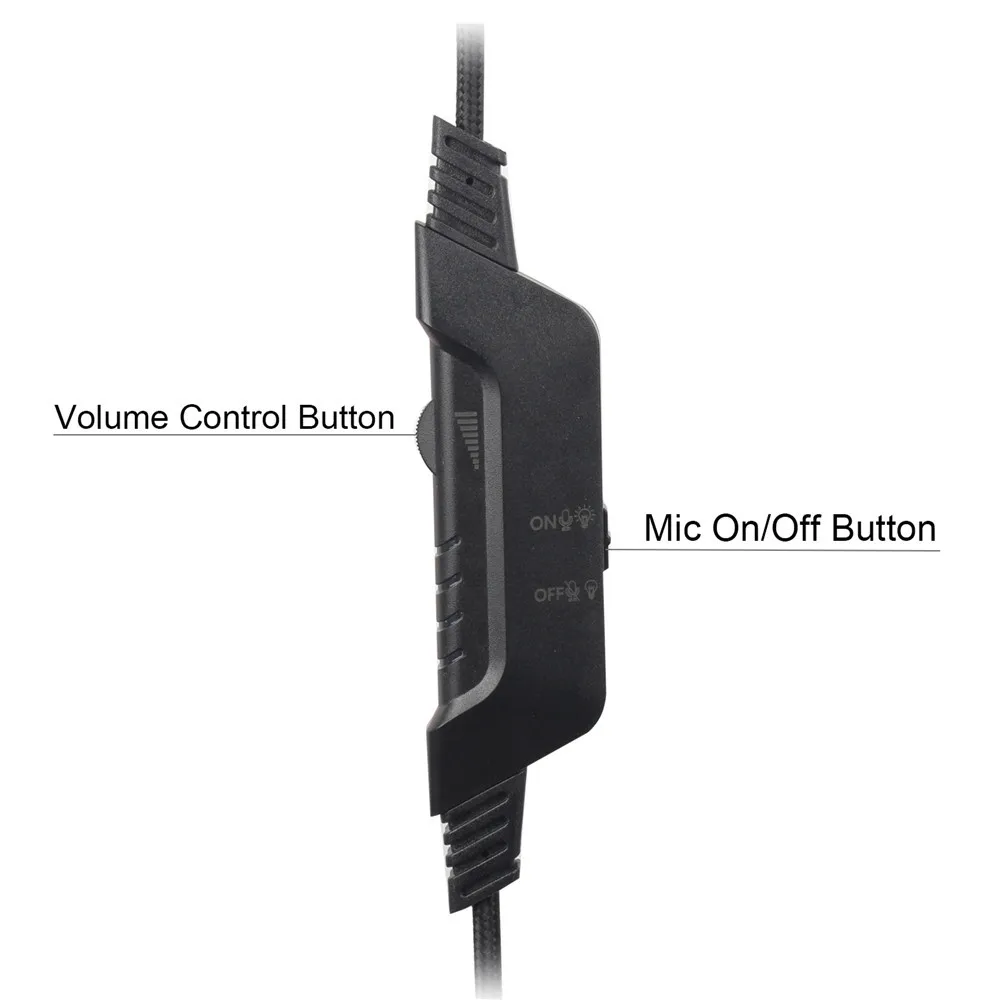 ONIKUMA K6 для PS4 Игровые наушники с микрофоном для Xbox One PC наушники-вкладыши светодиодный свет для смартфона планшета гарнитура для ноутбука