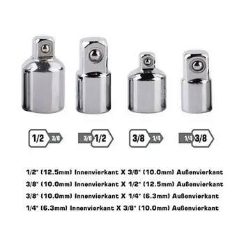 

1/4" 3/8" 1/2" Extension Rod Reduction Sleeve Screwdriver Adapter Socket Wrench