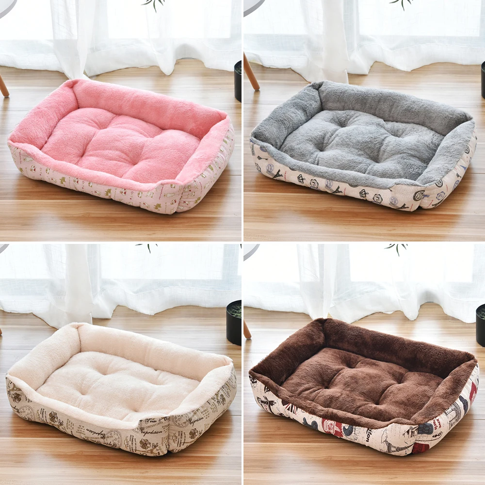 Soft Warm Thick Short Plush Velvet Dog Bed Washable Dog For Large Dog Basket Pet Bed Kennel Dog House Velvet Mat Sofa Soft Warm Thick Short Plush Velvet Dog Bed Washable Dog For Large Dog Basket Pet Bed Kennel Dog House Velvet Mat Sofa