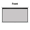 Thinyou Matte Gray Fabric Fiber Glass 100 inch 16:9 Auto Self-Locking Screen Pull Down  Manual Projector Screen for HD projector ► Photo 2/6