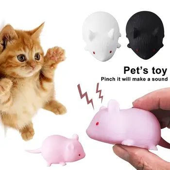 

Vinyl Simulation Mouse Sound Decompression Toy Slow Rising Scented Stress Reliever Supplies Funny Squeeze Jokes Toys Funny