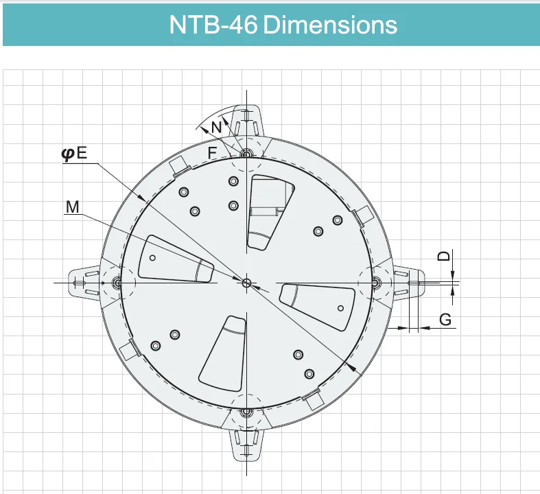 NTB-46 CUH Электромагнитная чаша Фидер основание привода вибратор точность Малый размер NTB-46