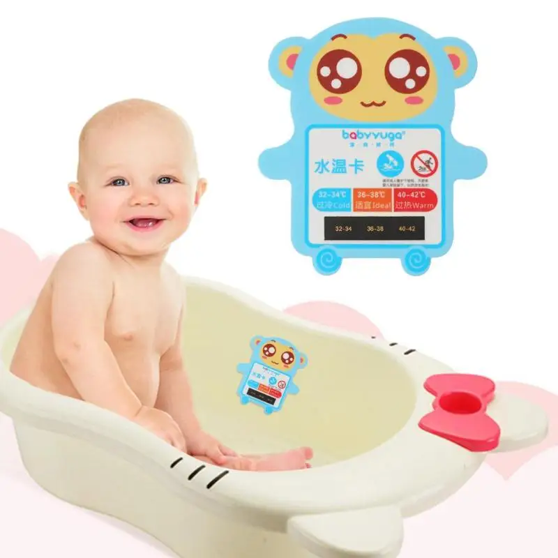 Baby Shower воды датчик-стикер Уход и гигиена ребёнка номер Температура измерительный творческий и уникальный инструмент термометр для детей