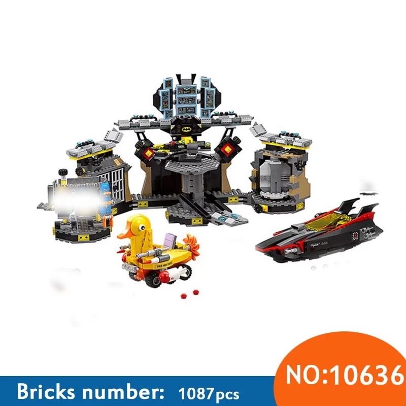 

10636 Batman Movie Batcave Break-in Man-Bat Bricks Sets Building Block DIY Educational Bricks Toys Compatible Batman 70909