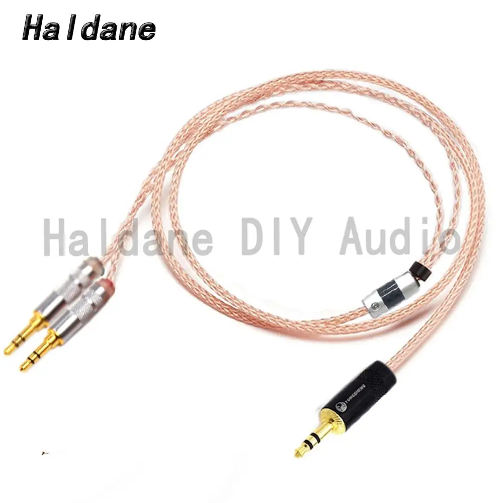 Haldane HIFI Single Crystal Copper Headphone Upgrade Replacement Cable for MDR Z7 M2 MDR Z1R AH D600 D7100 D7200 D9200 Headphone
