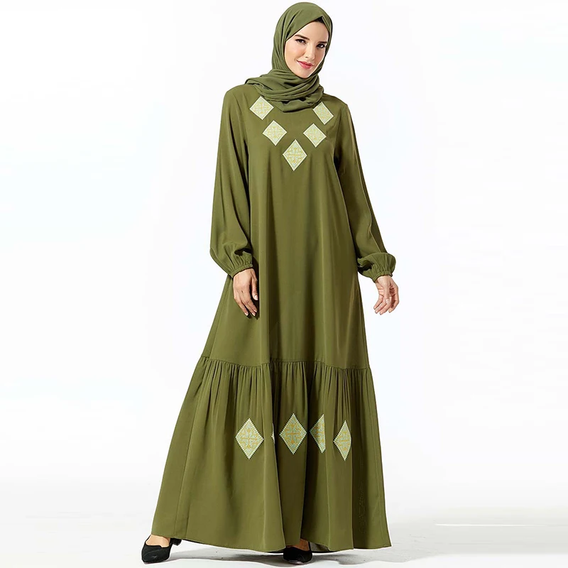 Пакистанский кафтан арабский абайя Дубай хиджаб kleid мусульманское платье для женщин Катара турецкая исламская одежда халат Longue Femme Moslem платье