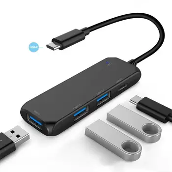 

USB Type C Hub Portable Type-C USB 2.0 Hub Splitter Docking Adapter Cable For MacBook PC Laptop USB Hub usb разветвитель