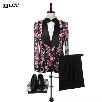 

2019 new wedding groomsmen suit Korean version of the slim suit suit casual suit business professional wear men
