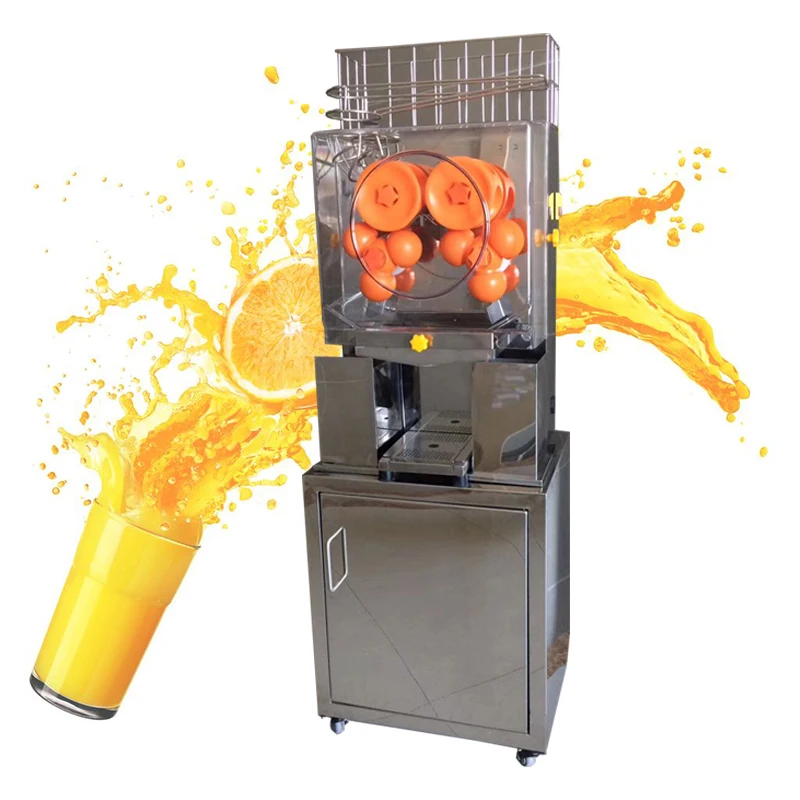 Коммерческая автоматическая соковыжималка для апельсинов из нержавеющей стали
