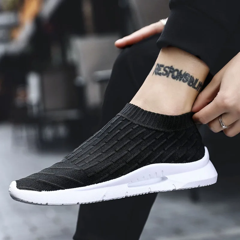 

Hot Sale Krasovki Men Casual Shoes Male Trainers Sneakers Zapatillas Deportivas Hombre Breathable Slip on Tenis Masculino Adulto