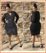 Plus Size 4xl 5xl Tie Dye Printed Dress Women Sexy V-neck Long Sleeve Bodycon Dresses Ladies Vintage Wrap Pencil Vestidos Winter
