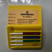 Bergeon 30102-4 ассортимент 4 Рыхлителя surtido de 4 шт. набор для часов инструменты