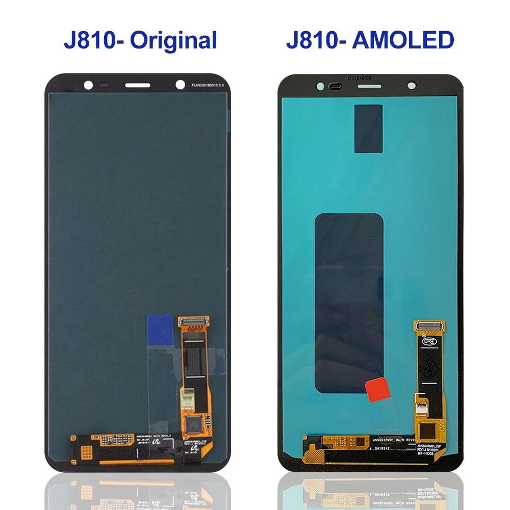 6 0 &quotSuper AMOLED ЖК дисплей для SAMSUNG J8 2018 Samsung J810 с цифровым преобразователем