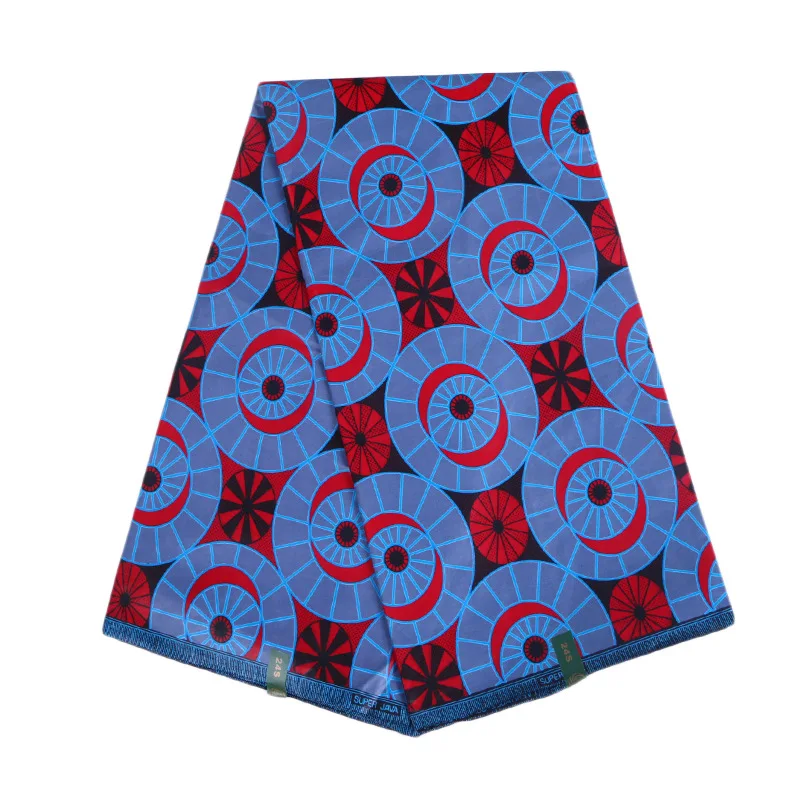 

2019 Newest Arrivals African Fashion Print Real Dutch Wax Fabric African Hollandais Real Dutch Wax 6Yard