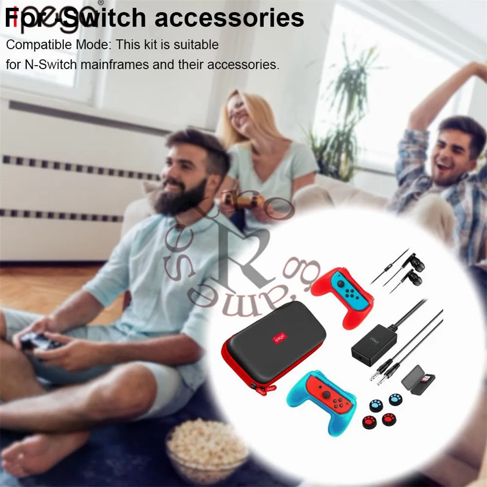 IPEGA PG-9182 18 в 1 Набор для N-Switch сумка для хранения с ручкой Joy-con футляр для игровых карт для консоли nintendo Switch