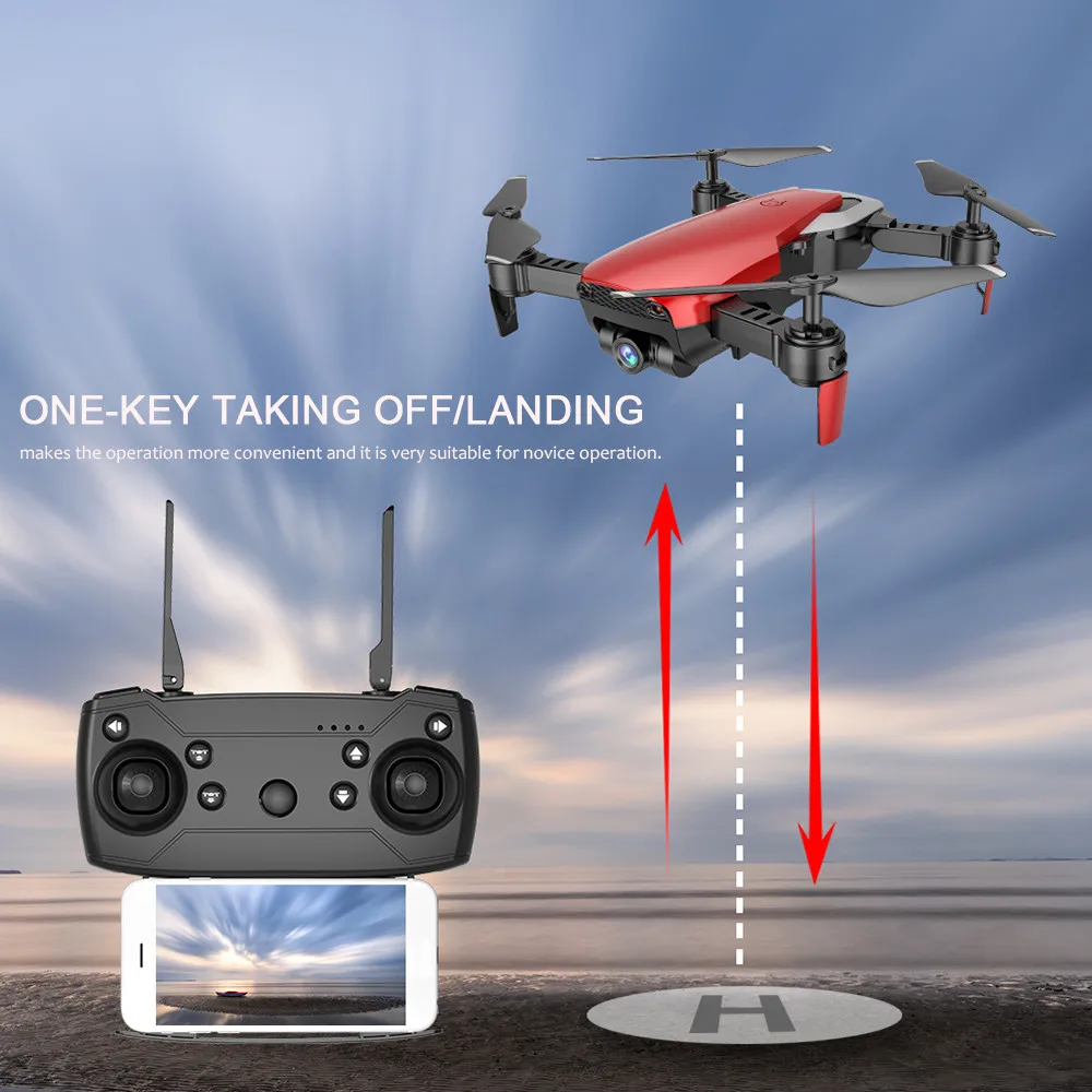Радиоуправляемый вертолет X12 Дрон 0.3MP Квадрокоптер с камерой WiFi FPV 2,4G один ключ возврат Квадрокоптер вертолет с камерой hd