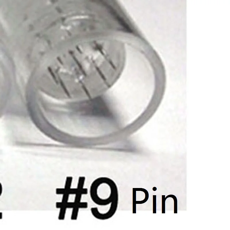 10PCS Derma Pen Needles 9 12 36 42 pin MYM Cartridge For Auto Derma Pen Dr. Pen Needle screw Tip Electric - Цвет: 9 Pin