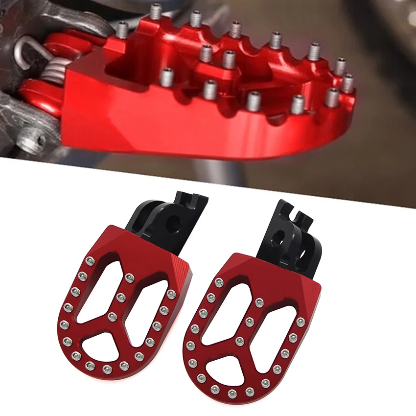 

Motorcycle Footrests Foot pegs For Honda CR125 CR250 CRF150R CRF250R CRF250X CRF250RX CRF450R CRF450RX CRF450X CRF450L CRF1000L