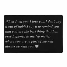 Бумажник с надписью, с зажимом для карт, металлическая семейная пара, черный/синий/оранжевый/розовый/красный/серебряный, открытка