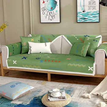 

Chenille Print Sofa Towel Covers Modern Simplicity Sofa Armchairs Slipcovers Couch Covers For For Room Covers Living