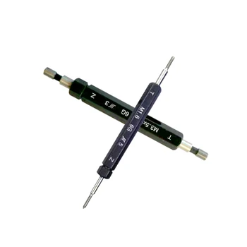 

Thread Plug Gauge 6GGo/No Go Gage Tooth Gauge M1M1.2M1.4M1.6M1.7M4 Internal Thread