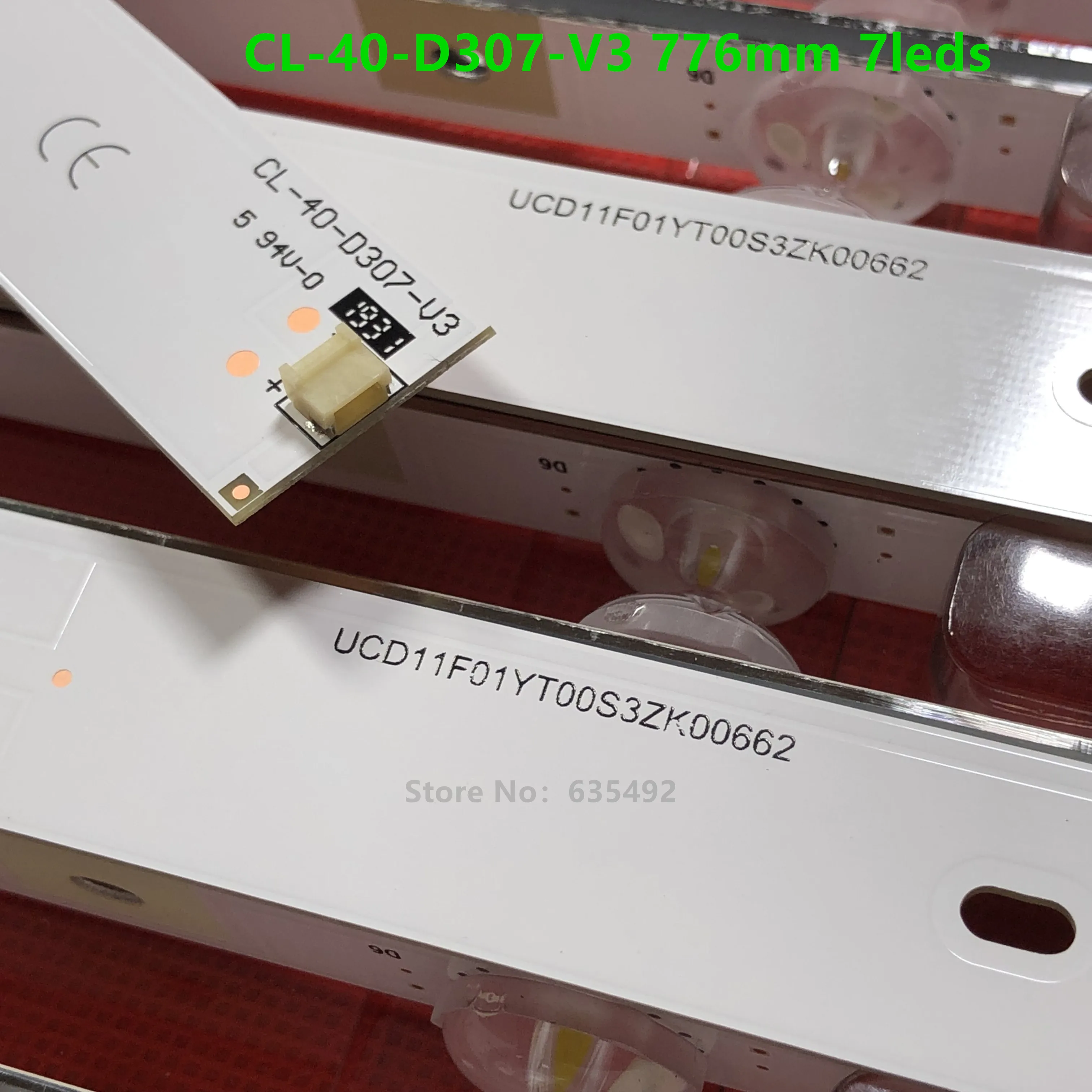 Светодиодные ленты 7LED( 6v) CL-40-D307-V3 UBE12F01YT00S42S01231 для 40PFL5708/F7 40PFL3188 40pfg4109 40phg4109 40PFT4109/60