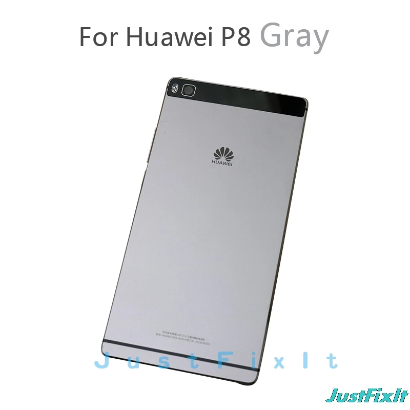 Оригинальные запасные части алюминиевый корпус чехол для Huawei P8 5,2 дюйма, задняя дверь крышка батареи Чехол