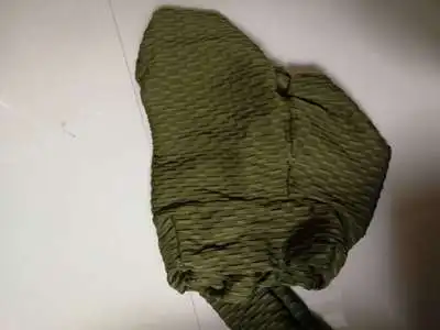 army green Новые модные женские дышащие ягодицы впитывающие пот жаккардовые брюки обтягивающие леггинсы Soild Фитнес Леггинсы CA3230 - Цвет: army green