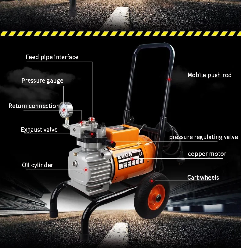 An Jie Shun high pressure airless spraying machine Latex paint spraying machine interior and exterior wall coating paint sprayin