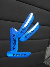 5 unids/set coche reflectancia Reflector adhesivo Auto accesorios Exterior cinta reflectante adhesiva Reflector de reflejo de advertencia