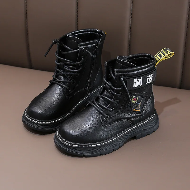 

Men And Women Straw Brush Boots 2019 Autumn And Winter Baby Second Cotton Martin Boots CHILDREN'S Boots Snow Boots Hight-top Mid