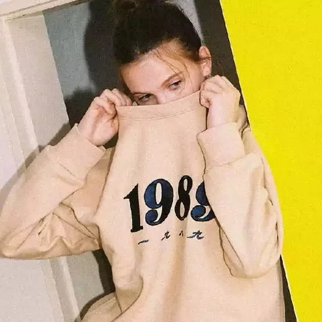 Новинка Осень Зима 1989 вышитый круглый вырез свободный и плюшевый для мужчин и женщин Повседневный свитер Harajuku с круглым вырезом