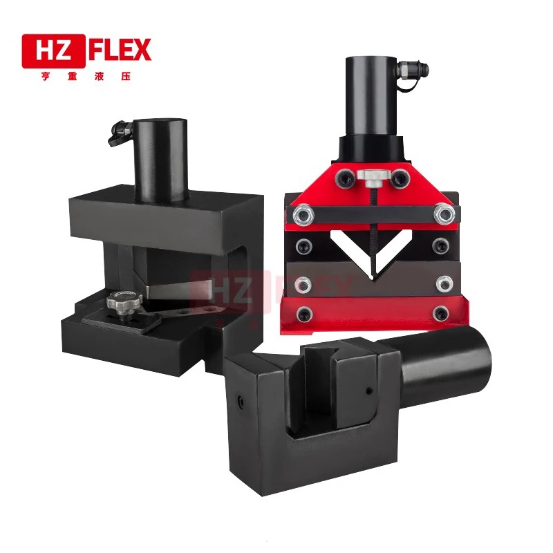 

with HHB-700A hydraulic pump angle steel cutting machine energy three-in-one corner chamfering hydraulic bending machine