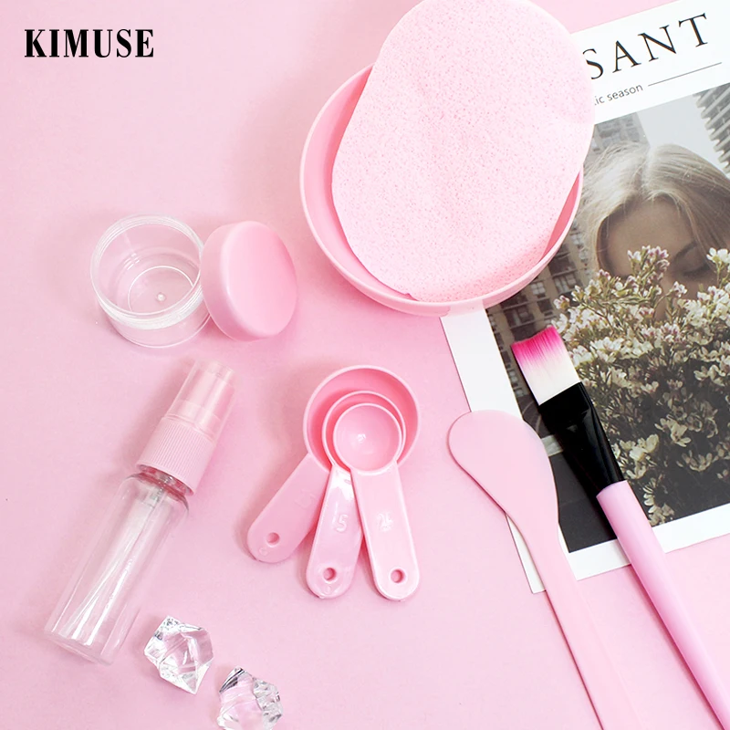 KIMUSE 9 PCS Face Mask Bowl Brush Spoon Stick Beauty Make up Set For Facial Mask Tools Women's Makeup Tool Kits pincel maquiagem KIMUSE 9 PCS Face Mask Bowl Brush Spoon Stick Beauty Make up Set For Facial Mask Tools Women's Makeup Tool Kits pincel maquiagem