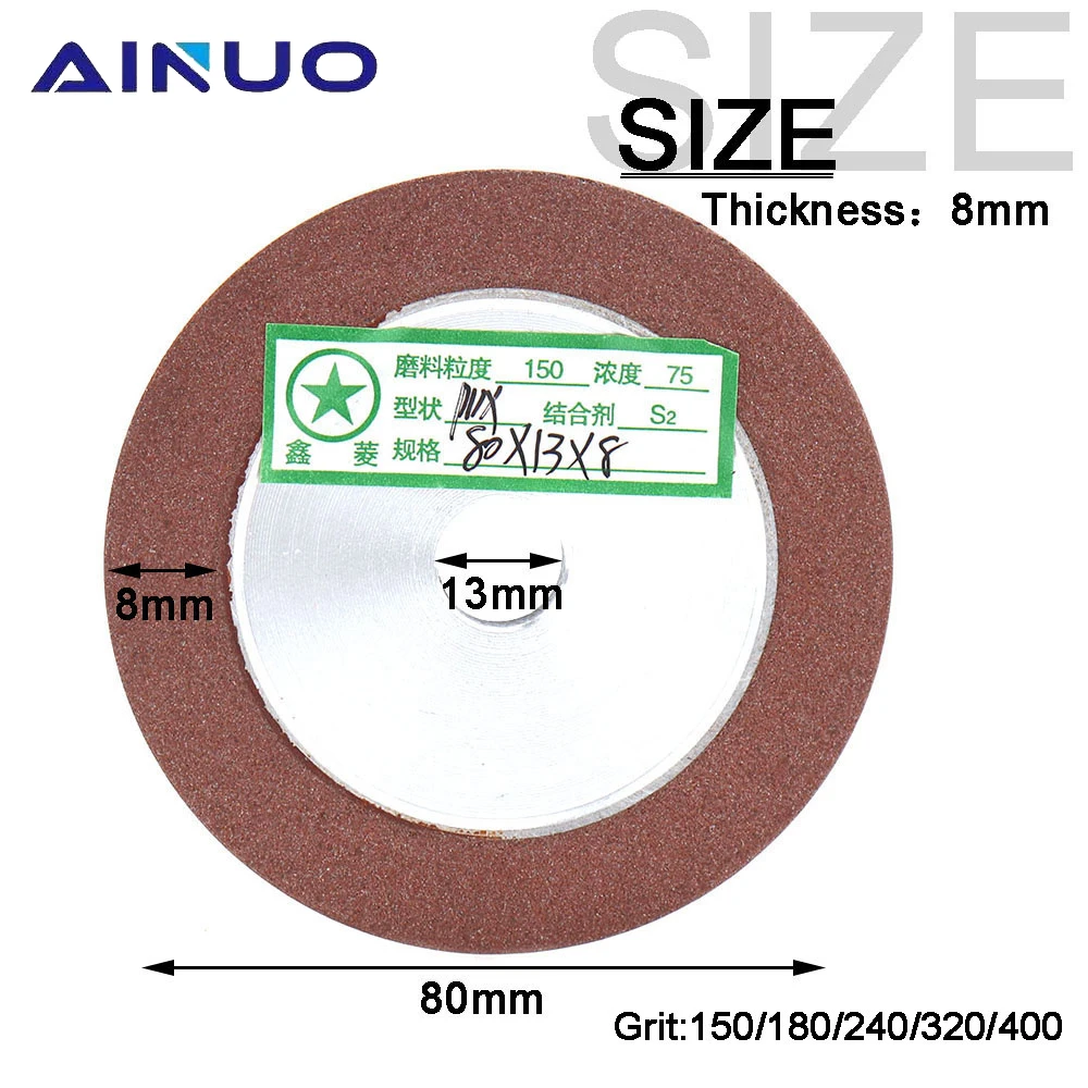 Diamond Grinding Wheel Cutting Disc 75/80/100/125mm Tungsten Steel Milling Tool Carbide Metal 150/180/240/320/400 Grit sanding disc cutting disc grinding disc abrasive wheel grinding wheel