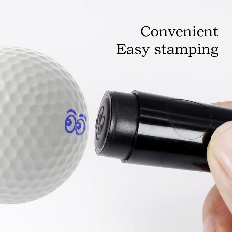 Name Stamp Golf Ball Stamper Stamp Marker Impression Seal Quick-dry Plastic Multicolors Golf Accessories Symbol For Golfer Gift