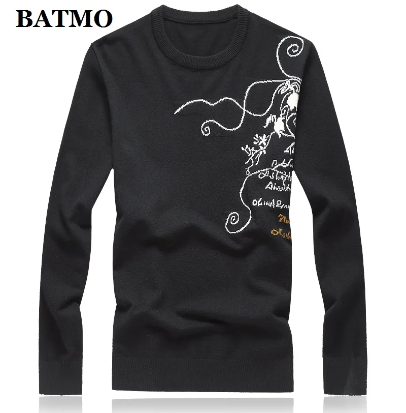 BATMO Новое поступление осенние высококачественные повседневные мужские свитера, мужской свитер, большие размеры M-8XL 9882