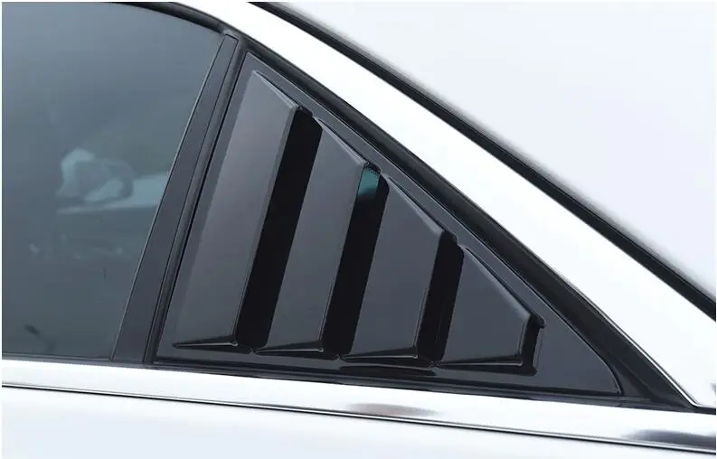 Для Cadillac ATS 2018 2019 Sedan ABS затемнения для задних дверей и окон жалюзи рама оконный