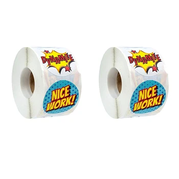 

1000PCS Reward Children Stickers Label Set for Kids Birthday Party Supplies School Awards Eight Kinds Stationery Stickers Tags