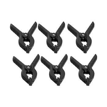 

6PCS Studio Background Cloth Clips Multi-function Plastic Strong Clips A-shape Backdrop Clamps Holder Photography Video