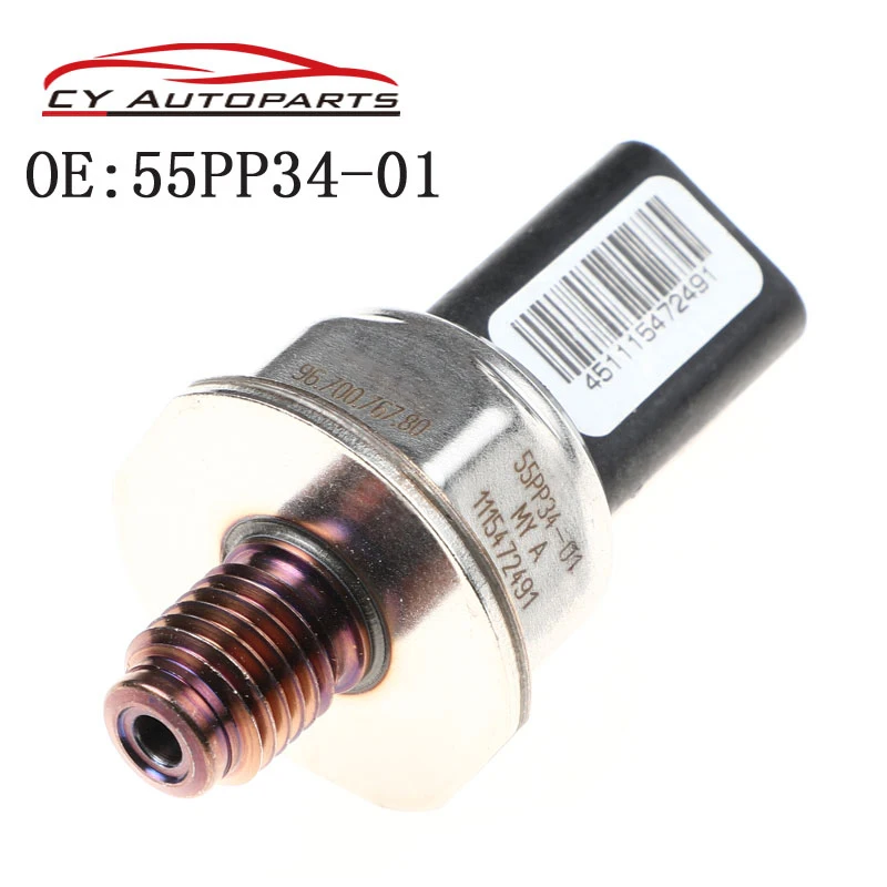 Nuovo Originale Sensore Di Pressione Rail Per Peugeot 206 Più 1.4 D 208 1.2 1.4 Hdi 1.6 Gti 1.6 Hdi 55Pp34-01 55Pp3401 9670076780