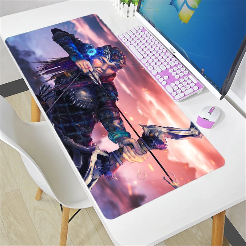 DIY Kawaii Horizon zero dawn Mouse pad Computer Speed type carpet mat for e-sports players Laptop Keyboard Office Desk Mat